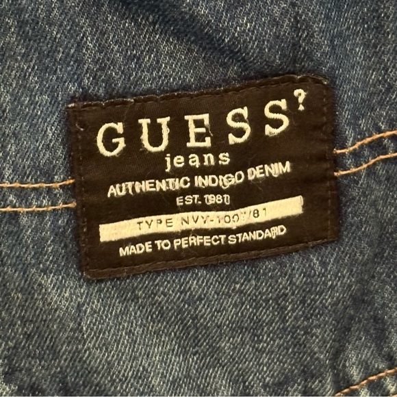 Vintage GUESS Blue Urban Fit Denim Jeans Size 29-Made in USA - Picture 4 of 7